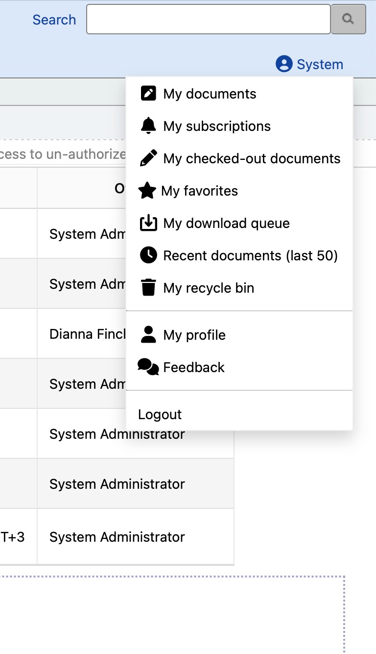 infoRouter Personal Dashboard